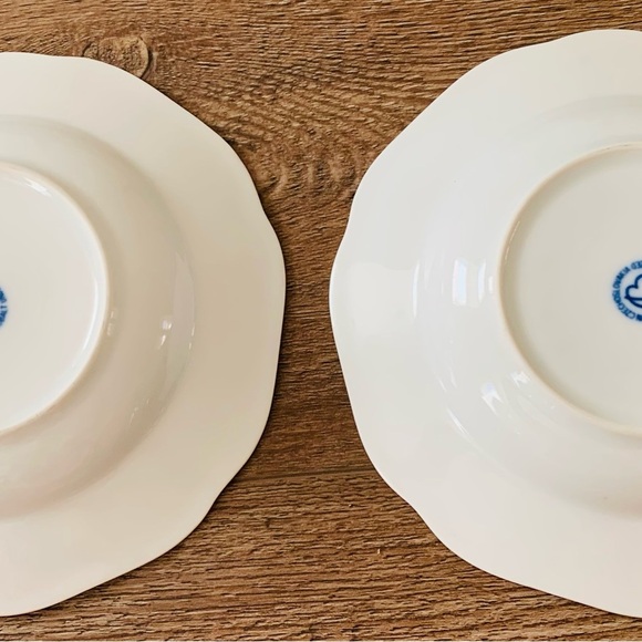 Cobalt Underglazed Plates From Czechoslovakia - Picture 5 of 8